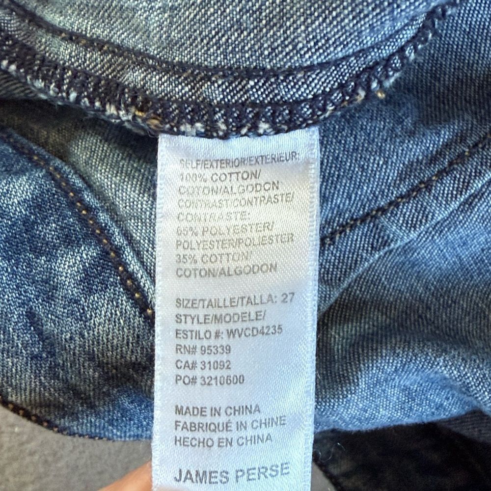 James Perse Venice High Rise Denim Shorts 27 - Picture 7 of 7
